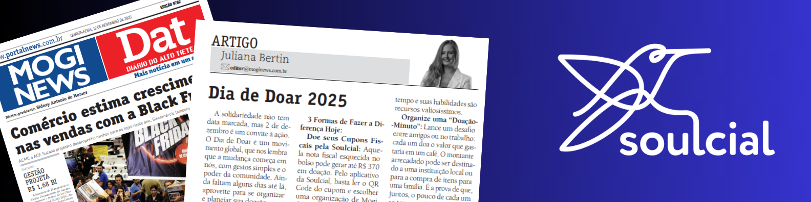 Artigo: Dia de doar 2025